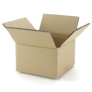 Wellpapp-Faltkarton, braun - 165x160x100mm - 2.2BC