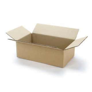 Wellpapp-Faltkarton, braun - 240x140x75mm - 1.2b