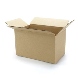 Wellpapp-Faltkarton, braun - 250x150x150mm - 1.2b