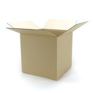 Wellpapp-Faltkarton, braun - 250x250x250mm - 1.2b