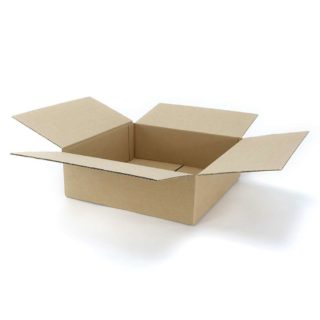 Wellpapp-Faltkarton, braun - 300x300x100mm - 1.2b
