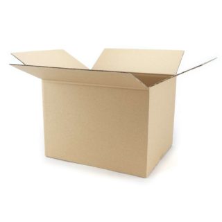 Wellpapp-Faltkarton, braun - 350x300x250mm - 1.2b