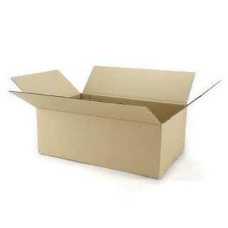 Wellpapp-Faltkarton, braun - 400x250x150mm - 1.2b