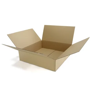 Wellpapp-Faltkarton, braun - 600x600x150mm - 1.2b