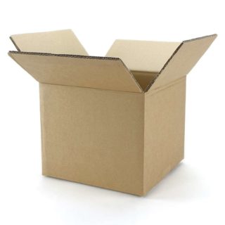 Wellpapp-Faltkarton, braun - 250x250x200mm - 2.4BC