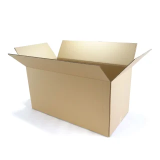 Wellpapp-Faltkarton, braun - 1000x500x500mm - 2.4BC