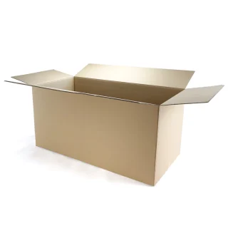 Wellpapp-Faltkarton, braun - 1200x600x600mm AM - 2.4BC