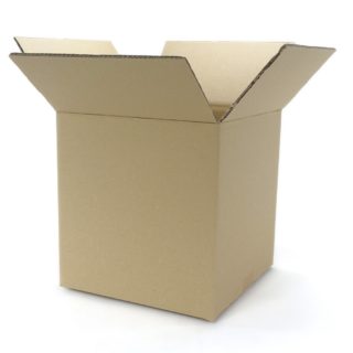 Wellpapp-Faltkarton, braun - 300x300x300mm - 2.3BC