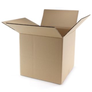 Wellpapp-Faltkarton, braun - 386x386x378mm - 2.2BC