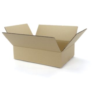 Wellpapp-Faltkarton, braun - 400x300x100mm - 2.3BC