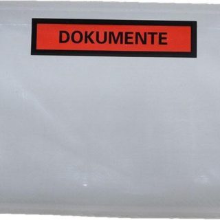 Begleitpapiertaschen DIN lang - bedruckt: Dokumente
