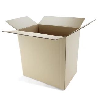 Wellpapp-Faltkarton, braun - 580x380x580mm - 2.3BC