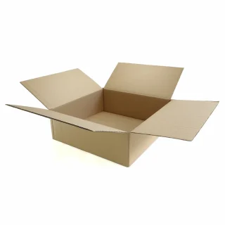 Wellpapp-Faltkarton, braun - 592x592x200mm - 2.3BC