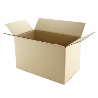 Wellpapp-Faltkarton, braun - 650x350x370mm - 2.35BC