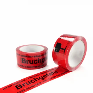 PP-Warnband "Bruchgefahr" - 50mm x 66m - orange