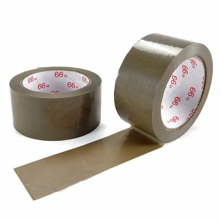 PVC-Klebeband, braun - 50mm x 66m - Packband 55my