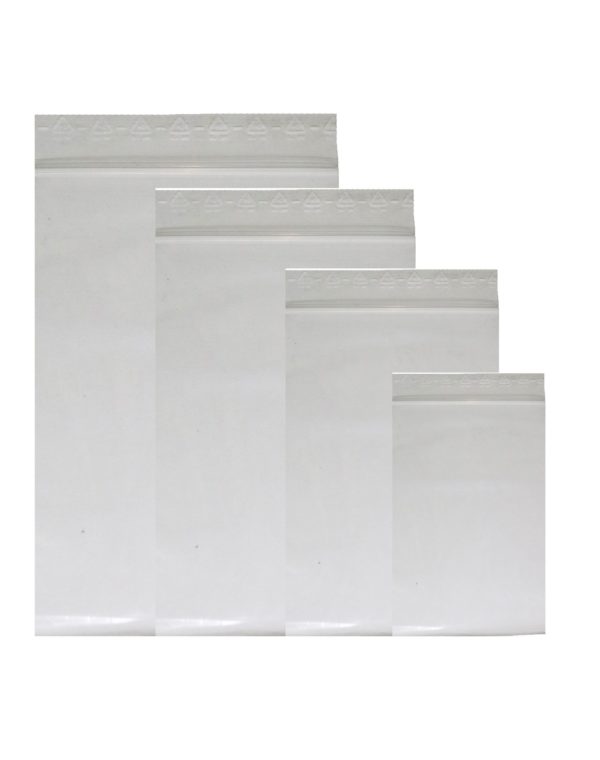 LDPE-Druckverschlussbeutel 150x220mm - 50 my - transp.