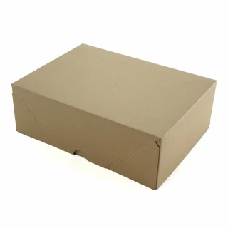 Stülpdeckelkarton A4, braun - 305x215x100mm - 1.2E